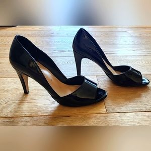 Kelly & Katie Black Patent Heels